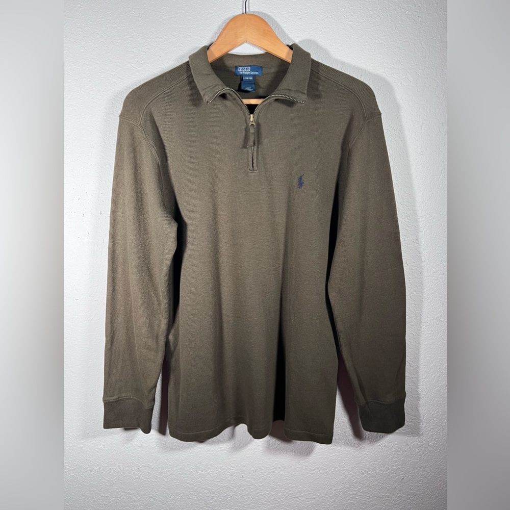 Polo Quarter Zip Pullover